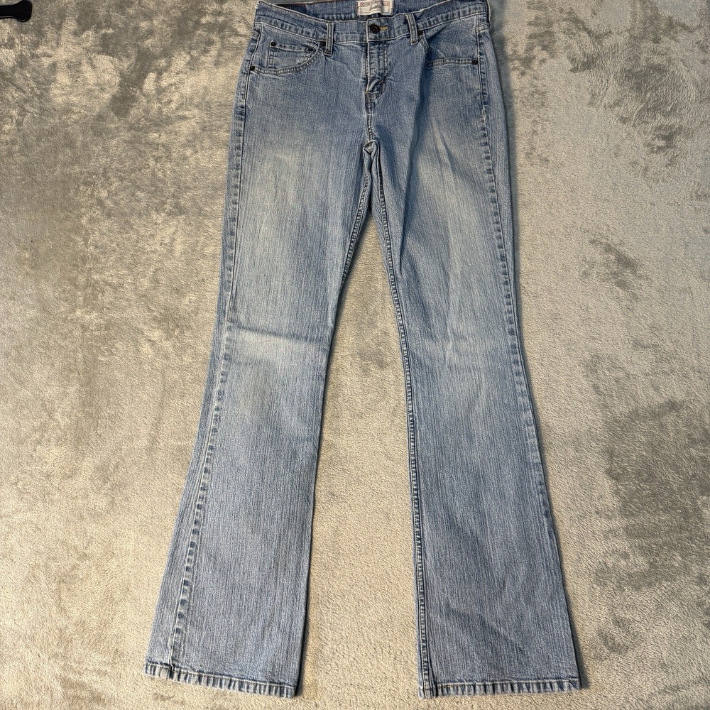 Levi Strauss Signature Womens 8L Light Wash Stretch Bootcut Denim Jeans